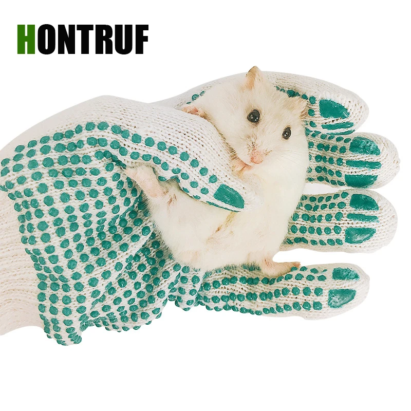 

Small Pet Heterothermic Mesocricetus auratus Fancy Mouse Squirrel Cavia Porcellus Hamster Anti-bite Gloves
