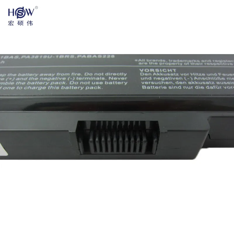 HSW ноутбук Батарея для TOSHIBA Satellite A660 A660D A665 A665D L600 P740 P740D P745 P745D P750 P750D P755 P755D P770 P770D