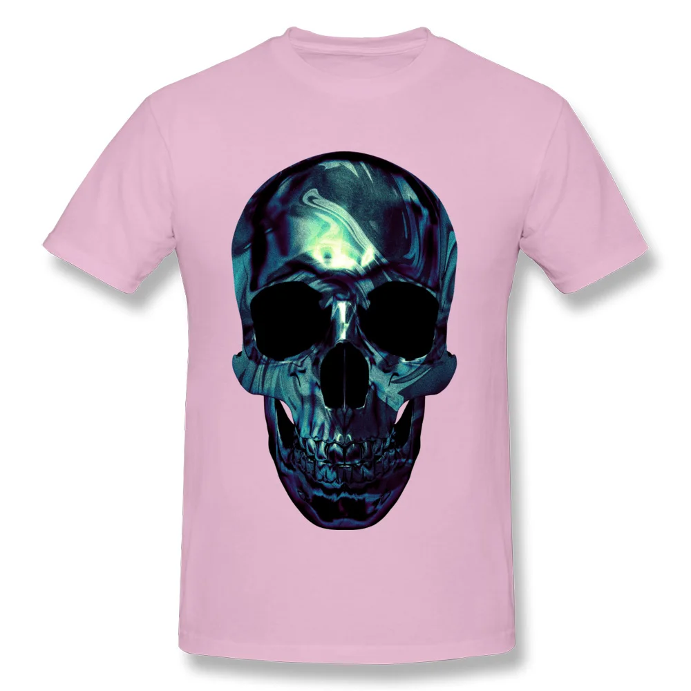Skull 3 Cotton Tshirts for Men Short Sleeve Design Tops Shirts Hip Hop Summer Fall Crew Neck Tee Shirts Hip hop Skull 3 pink