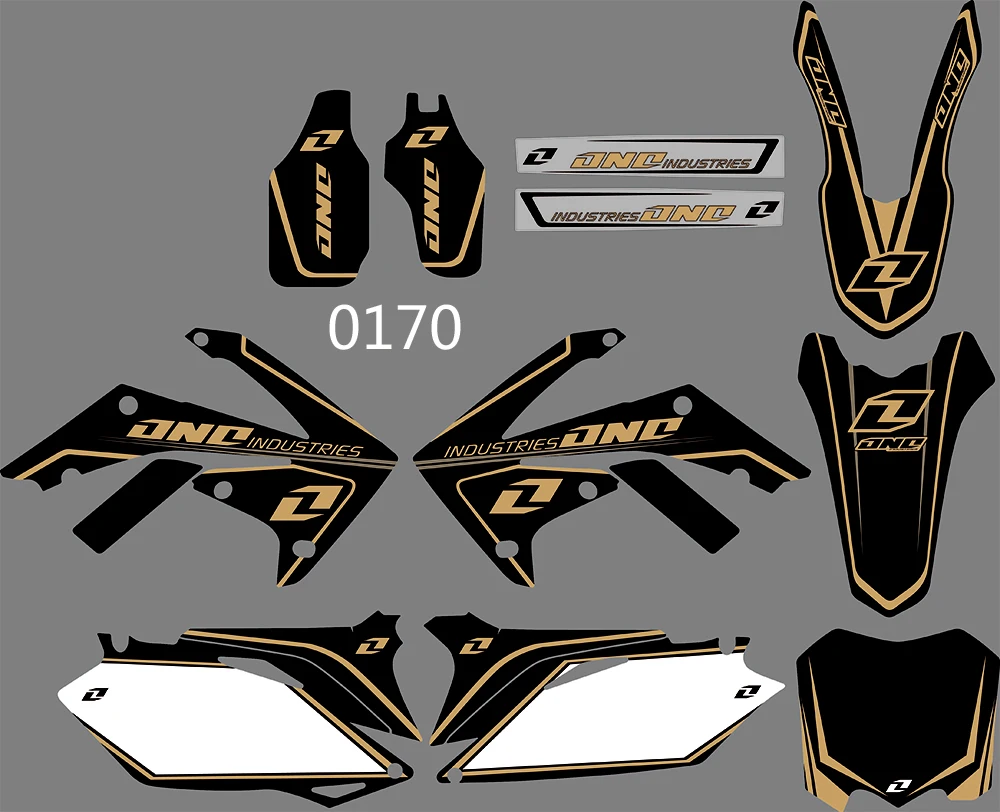 

6 STYLES TEAM GRAPHICS BACKGROUNDS DECALS STICKERS FOR HONDA CRF250 2010 2011 2012 2013 & CRF450 2009 2010 2011 2012