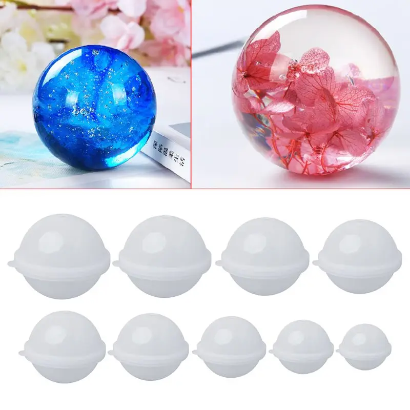 

Stereo Spherical Silicone Mold Jewelry Making DIY Balls Resin Decoration Crafts