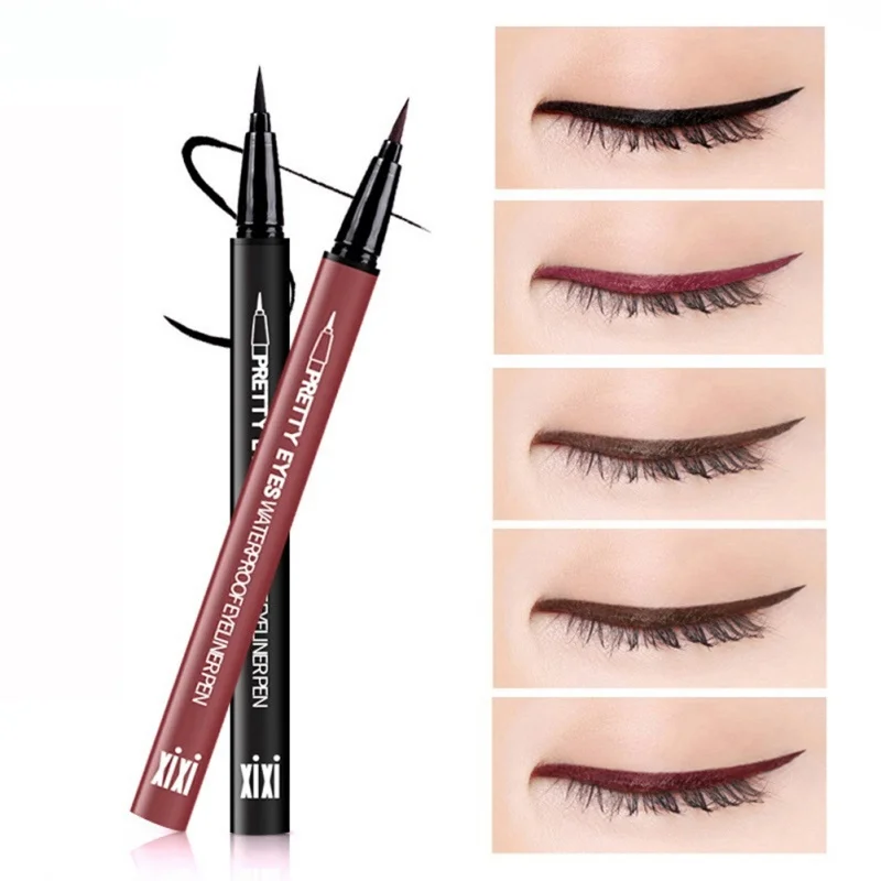 

New Professional Eyeliner Long-lasting Waterproof Liquid Eyeliner Black Red Brown Eyeliner Pencil Beauty Makeup Comestics
