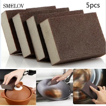 

5pcs Nano Emery Sponge magic eraser Brush forremovingrust High Density Melamine sponge Kitchen Cleaning Descalingtools10*7*2.5cm