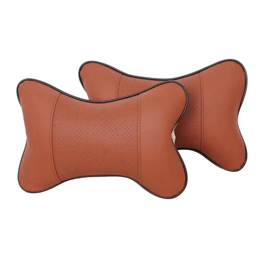 Franchise1PC Car Auto Seat Head Neck Rest Cushion Headrest Pillow Pad New Arrival#0701 - Название цвета: Коричневый