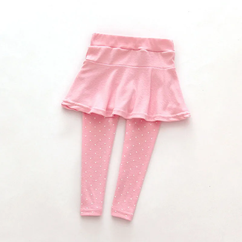 Удобные брюки и леггинсы для маленьких девочек, 6 цветов Детская шерстяная юбка-брюки для девочек детские брюки Танцевальная вечеринка для детей от 1 до 7 лет