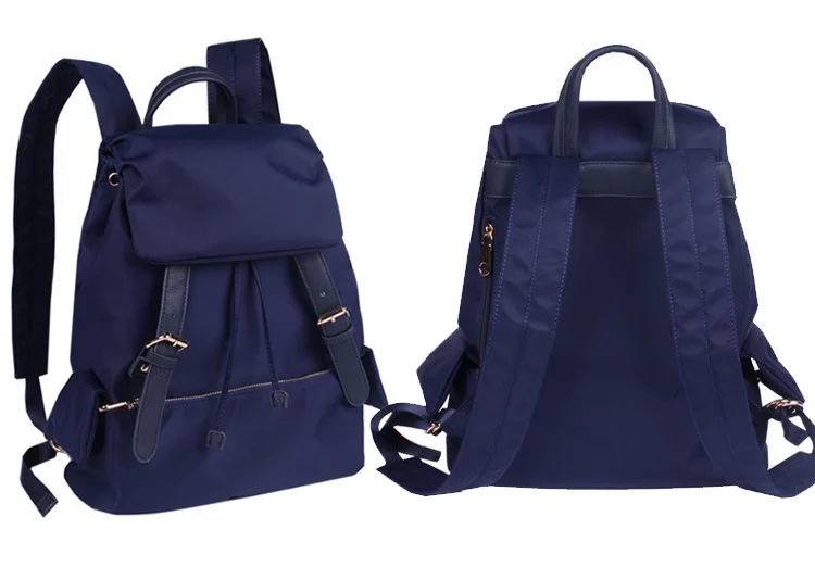 Женский рюкзак на шнурке, школьная сумка для подростков, рюкзаки для женщин, Оксфорд, водонепроницаемый рюкзак для школы, черный рюкзак для путешествий