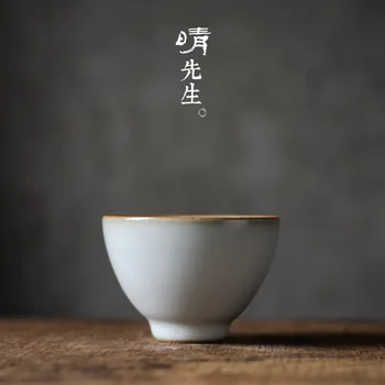 

Jingdezhen undressed ore agate into glaze pure manual your kiln wide bottom masters cup ceramic cups kung fu tea sample tea cup