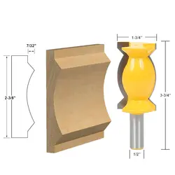 1 шт. Корона формовочная фреза-1/2 "хвостовик шипорезный Станок для деревообработки инструменты