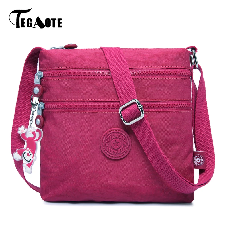 

TEGAOTE Small Messenger Bag for Women Crossbody Shoulder Bag Female Beach Flap Ladies Purse Bolsa Feminina Nylon Sac Femme 2019