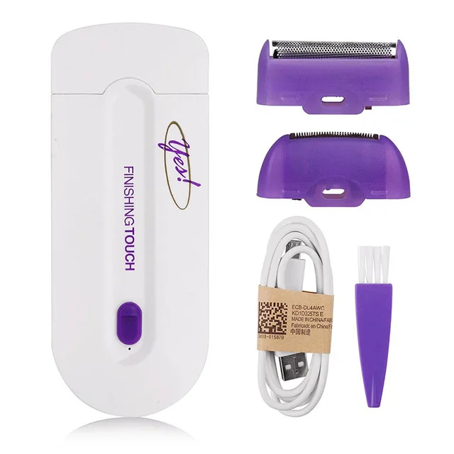 

Women Laser Epilator Rechargeable Hair Clipper Smooth Touch Hair Removal Instant Pain Free Razor Sensor Light Safely Shaver Set