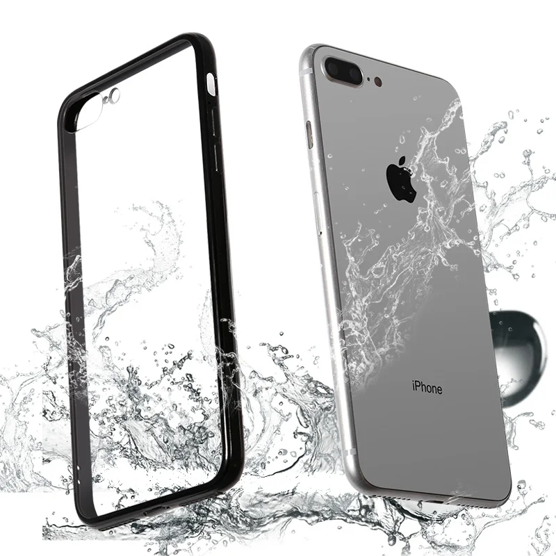 PC+ TPU прозрачный чехол с кристаллами для iPhone XS MAX iPhone XR iPhone 7 8 6 5 s 5SE 6Plus 7Plus iPhone 8Plus чехол для задней панели сотового телефона бампер