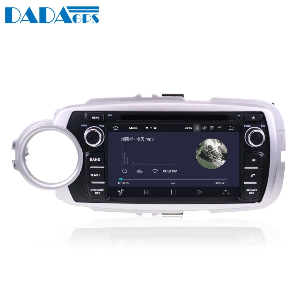 Автомагнитола PX5 мультимедийный DVD плеер с GPS навигацией Android 9 0 4 + 32 ГБ для Toyota Yaris