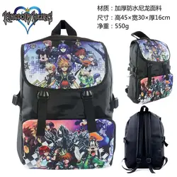 Горячая Распродажа аниме Kindom Hearts Sora/Riku/Kairi водостойкий рюкзак для ноутбука/Двойная Сумка/школьная сумка