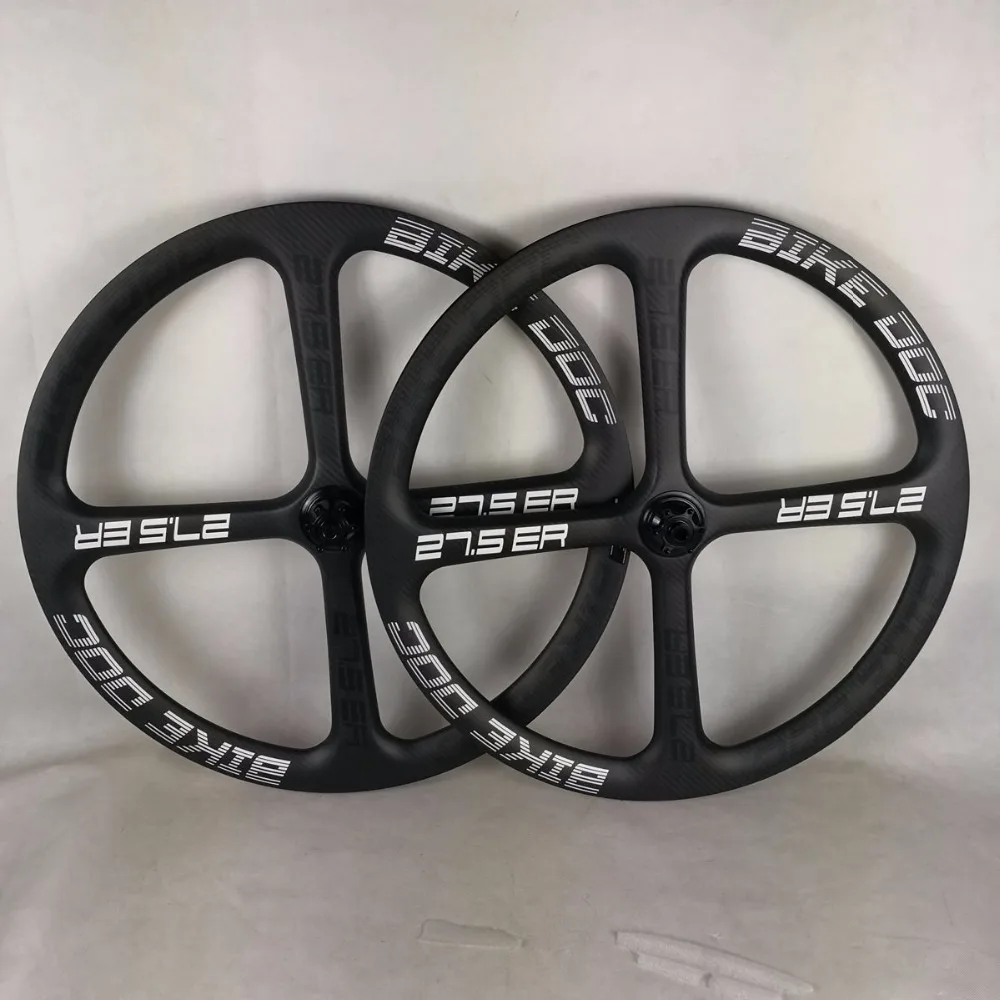 Clearance BIKEDOC 650B Carbon MTB Wheelset Chinese Sticker MTB 4 Spoke Wheel 2 Clearance BIKEDOC 650B Carbon MTB Wheelset Chinese Sticker MTB 4 Spoke Wheel 2