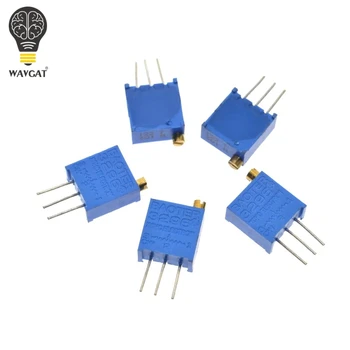 

WAVGAT 3296W-1-502LF 3296W 502 5K ohm Top regulation Multiturn Trimmer Potentiometer High Precision Variable Resistor