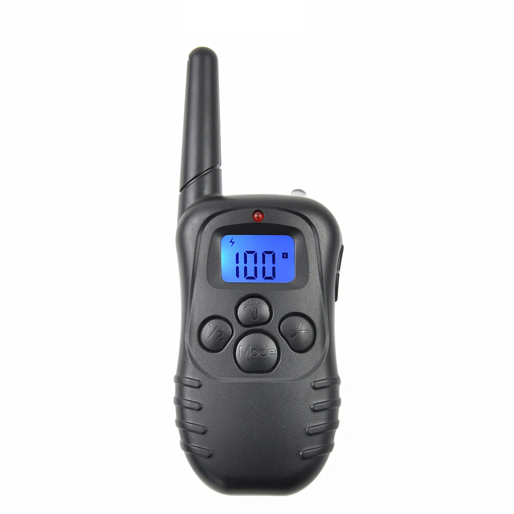 Ошейник для дрессировки собак Petrainer PET998DB с синим ЖК дисплеем перезаряжаемый и