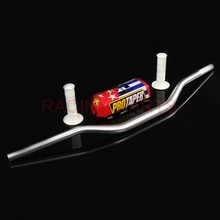 Мотоцикл Серебряный руль 1-1/" 28 мм бар комплект ручки пятиконечные звезды колодки для CRF YZF WRF KXF Байк внедорожный