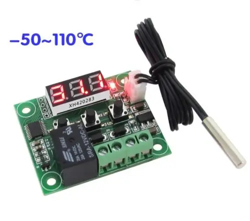 

-50-110  W1209 Digital thermostat Temperature Control Switch 12V + sensor