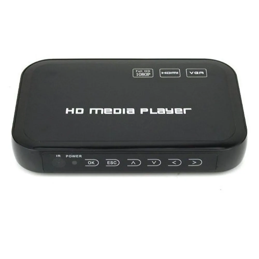 Kopen REDAMIGO Mini Volledige HD1080p H.264 MKV HDMI HDD Media Player Center USB OTG SD AV TV AVI RMVB RM HDDM3R