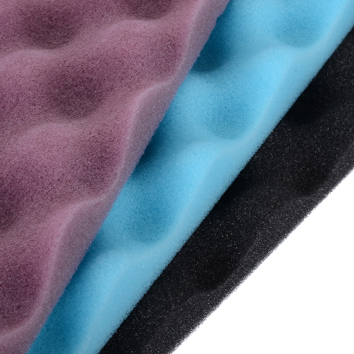 3pcs 450*280mm Lightweight Aquarium Media Filter System Foam Sponge Pads Flame Retardant Silencing Sponge Thickness 20mm