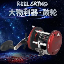 Carretilha Рыболовная катушка новая правая ручная катушка Pesca круглая Катушка для приманки соленая вода рыболовная Катушка 12BB 5,2: 1 троллинг катушка для ловли карпа