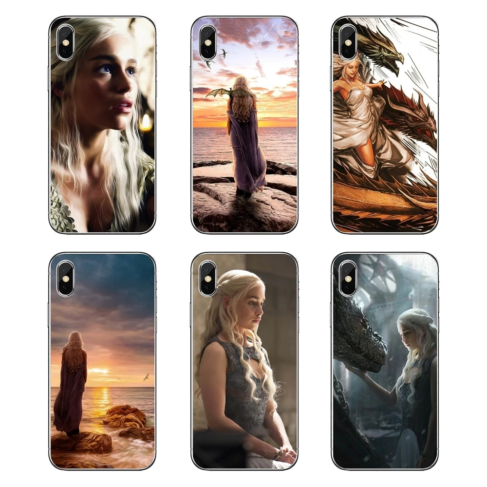 Прозрачные мягкие чехлы Daenerys Game of Throne для Xiaomi mi A1 A2 5X6X8 lite SE Pro Max x 2 2S 3 5 5S | Мобильные