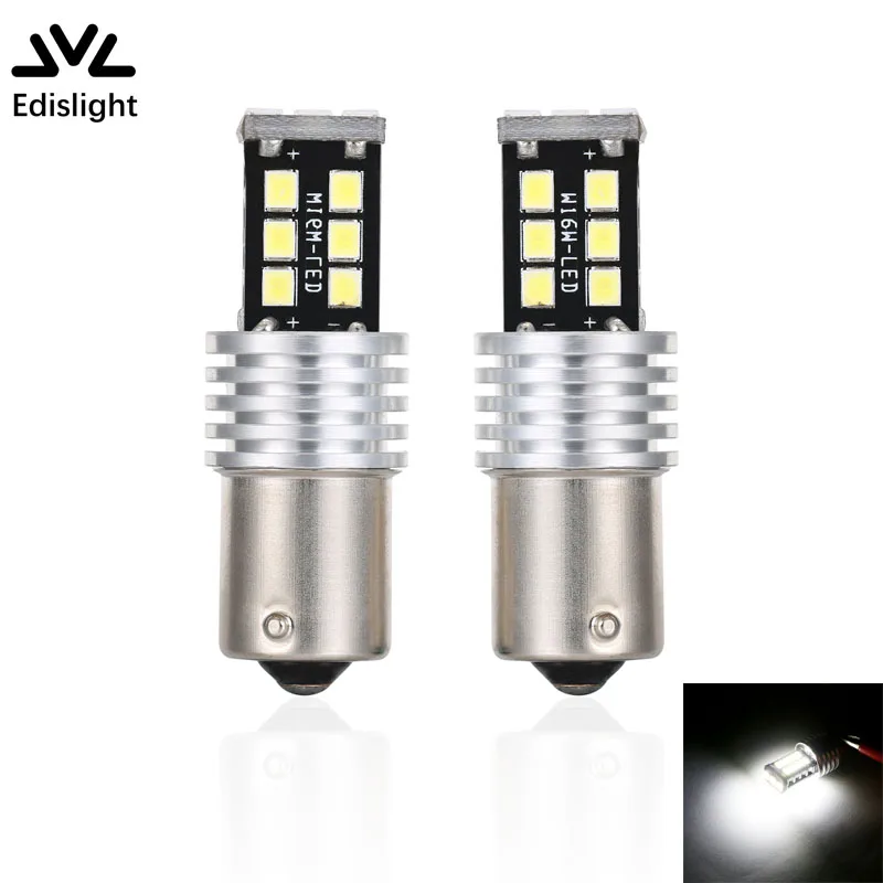 Canbus без ошибок 1156 светодиодные фонари заднего хода P21W BA15S 15 шт. 2835 SMD для