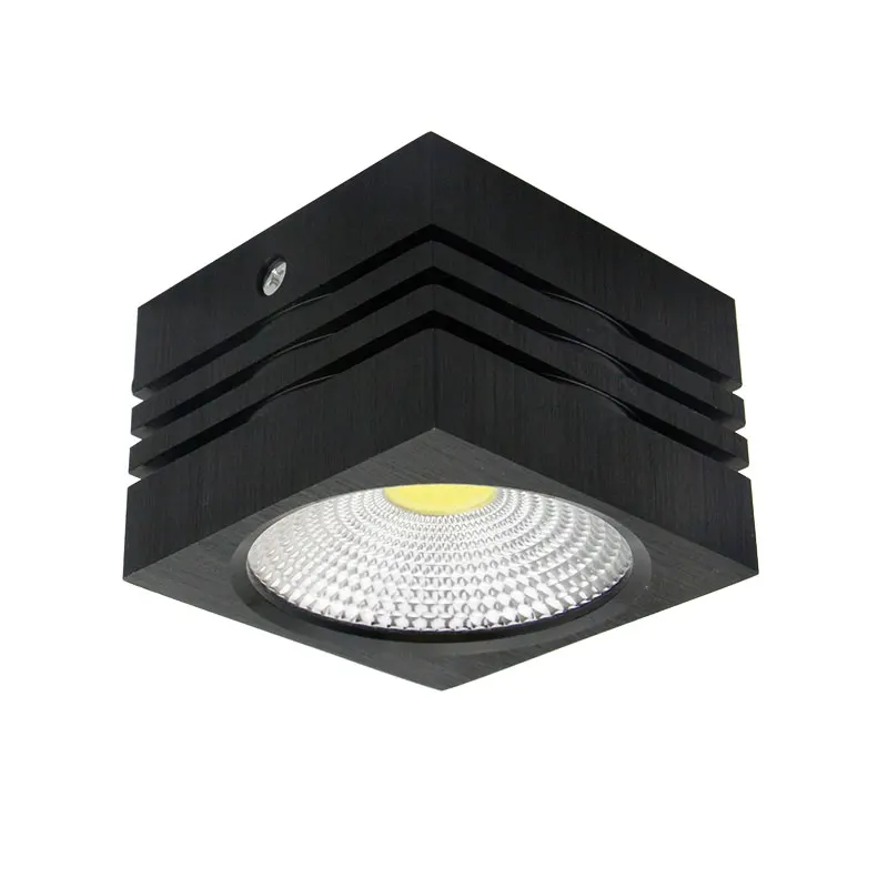 [DBF] Epistar COB квадратный потолочный светильник с регулируемой яркостью 5 Вт 7 Вт светодиодный потолочный светильник для украшения дома