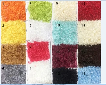 

Four seasons universal toy sheepskin velvet fabric 15mm curly velvet children's clothing fabrics home textiles shoes accessories