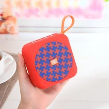 Тканевый художественный Карманный наружный беспроводной Bluetooth 4,0 стерео портативный диафрагма для динамика BT динамик fm-радио для фестиваля подарок