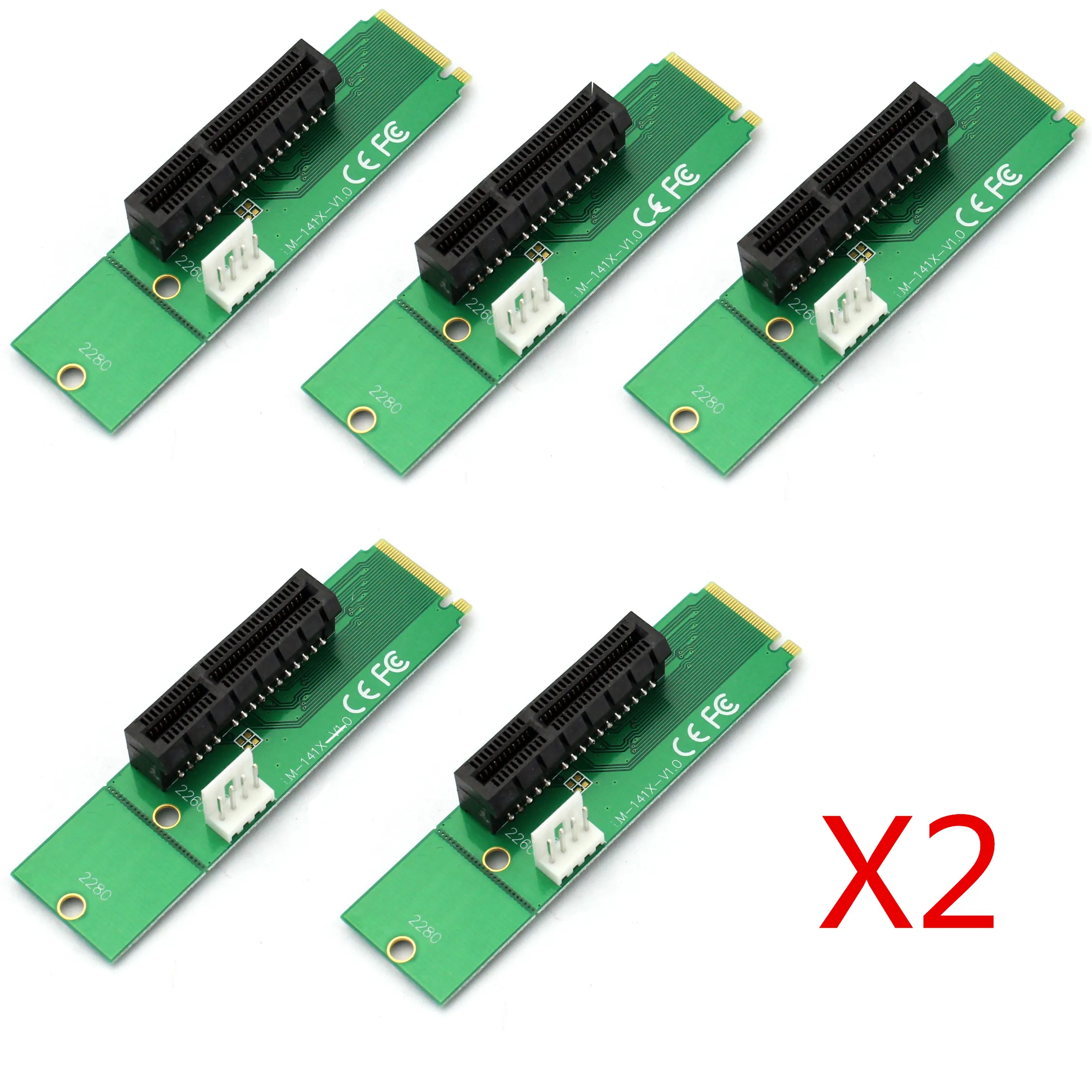 Q13025 10 шт. LM 141X V1.0 накопитель M.2 на PCI E X4 адаптер карта для настольного ПК|pci-e x4|ngff