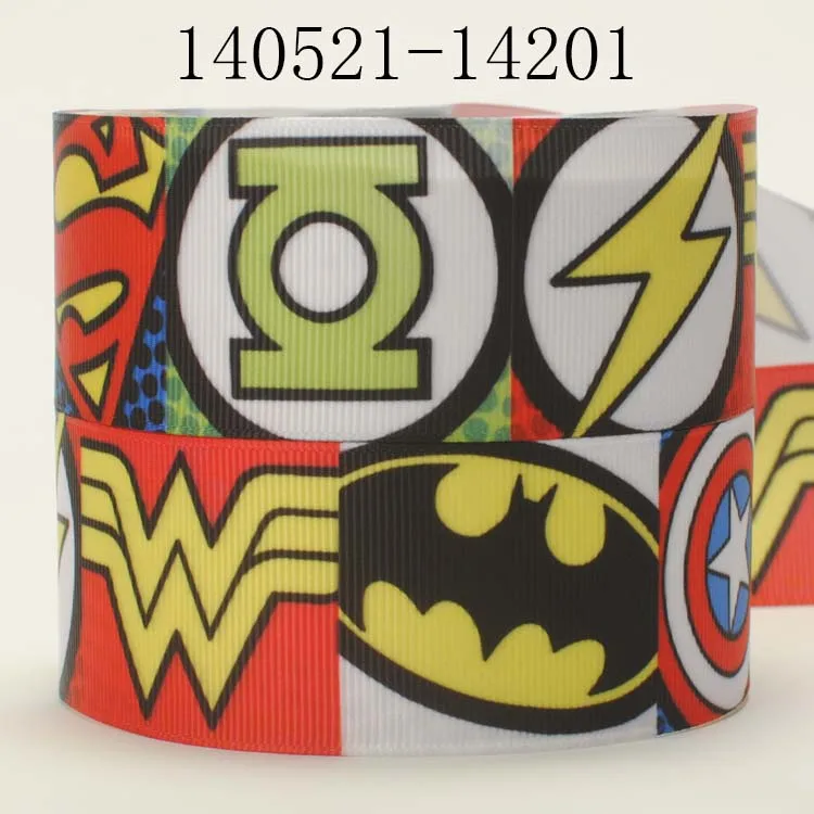 Новые поступления 50 ярдов 1/2 &quot38 мм Мститель Логотип Печатный grosgrain ленты|logo printed
