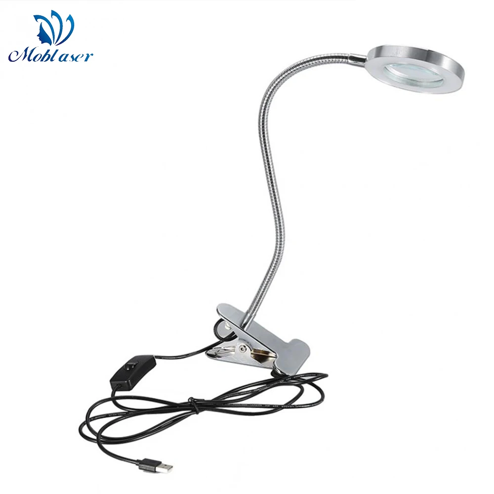 

Portable Dimming Desk Light Perfect Lamp Clip-on Table Lamp Beauty Skincare Manicure LED Desk Light for Eyebrow tattoo Nail art