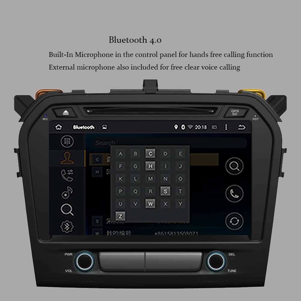 Sale 9 Inch Android 9.0 Octa Core 4GB RAM Car Radio Stereo with Multimedia Player For Suzuki Grand Vitara 2015-2019Car GPS Navigation 5