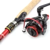1.6M-2.7M wooden handle Carbon Fishing Rod Telescopic wooden handle Spinning Fishing Rod and Spinning Reels Multifunction set ► Photo 3/6