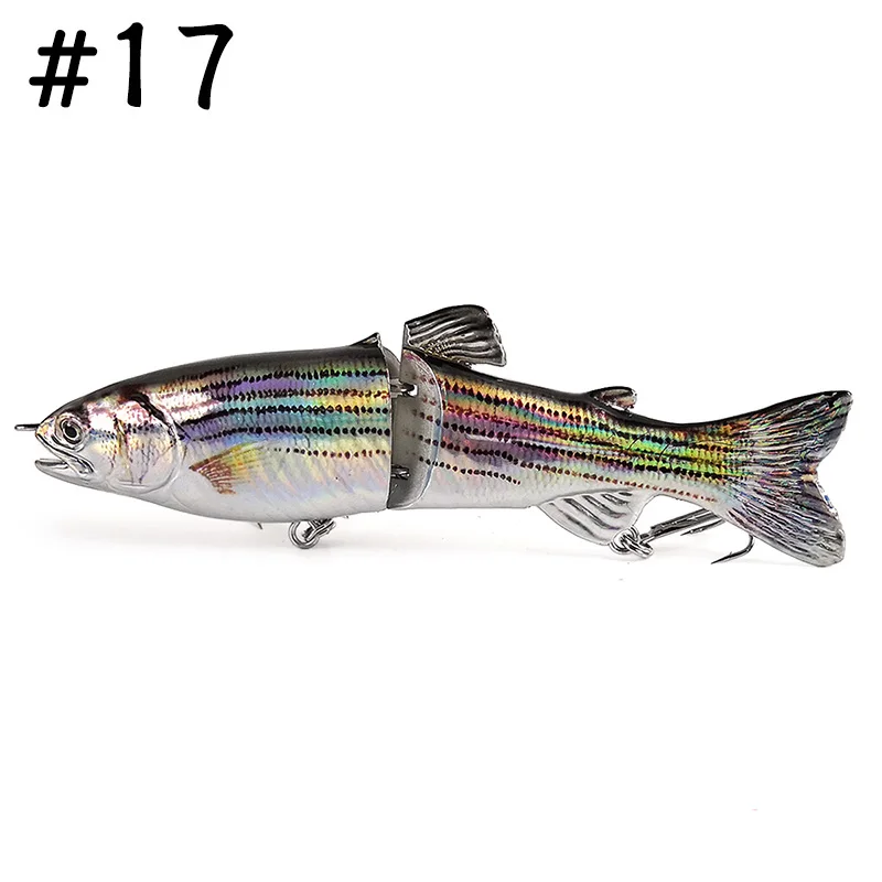 TheTime Freedom Glid Swimbait 180 мм/66 г 130 мм/23 г медленное погружение большие биомиметические рыболовные приманки-воблеры для ловли щуки и окуня - Цвет: Color 17