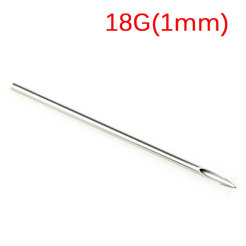 10/20PCS Disposable Mixed Sterile Body Piercing Needles Ear Nose Piercing Needles Navel Nipple 12/14/16/18/20G 