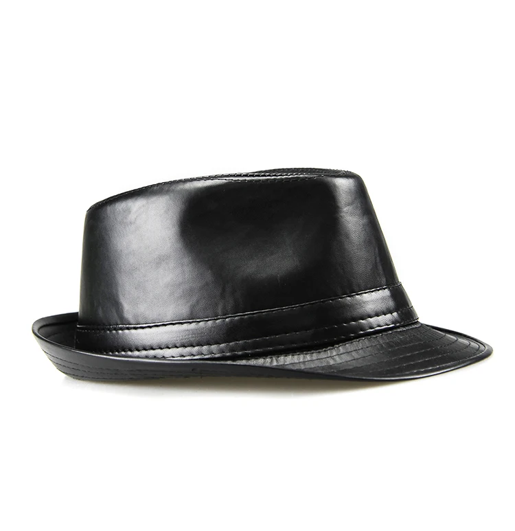 Новинка Ограниченная серия Cappelli Cappello Chapeau Homme Haisum Модные Мужские фетровые шляпы из искусственной кожи винтажные шляпы в стиле джаз хип-хоп Trilby Cs33