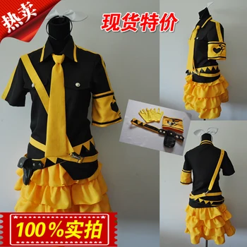 

NEW Anime Vocaloid Kagamine Ren Kagamine Rin Love War Cosplay Costumes Uniform