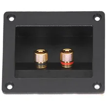 Спикер монтажную коробку ternminal Материал ABS коробка аудио усилитель DIY аксессуары/
