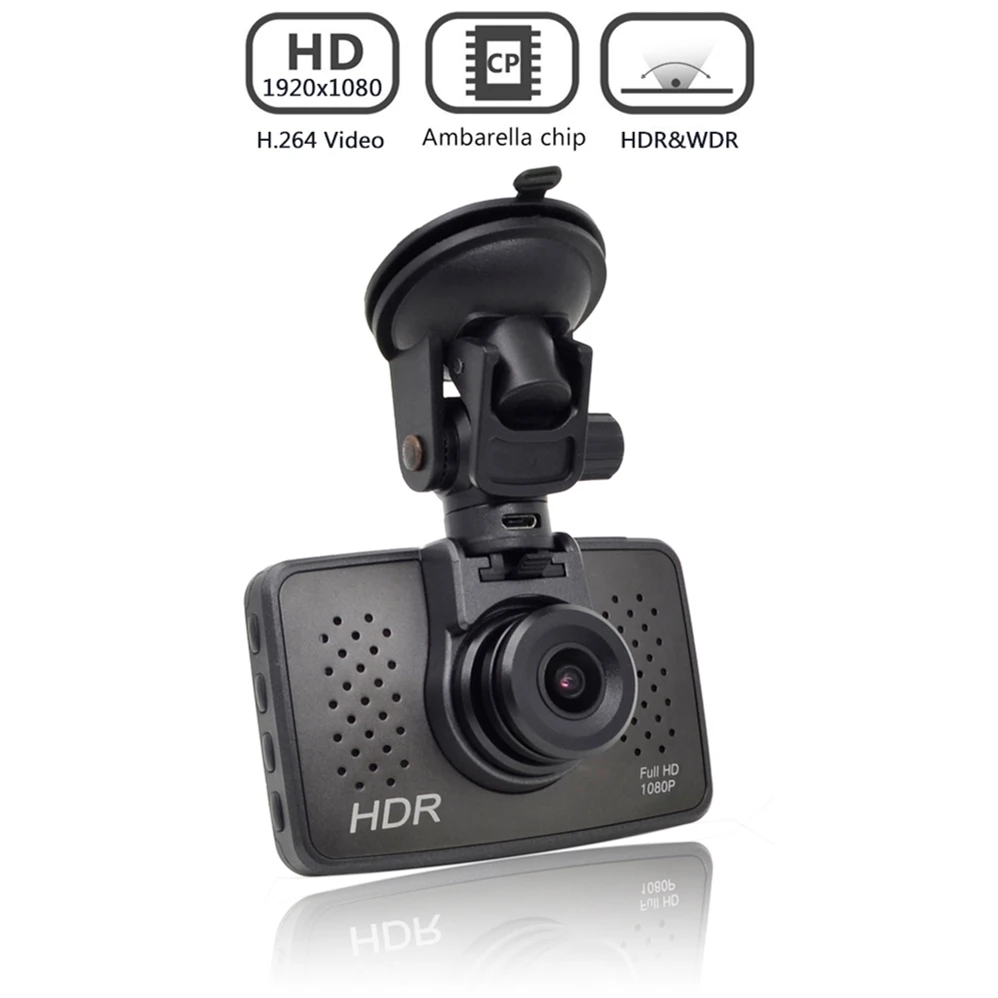  New Ambarella A7LA50 Car DVR Camera Full HD 1080P 3.0" Camcorder LDWS Video Registrar Recorder with WDR G-sensor Dash Cam 
