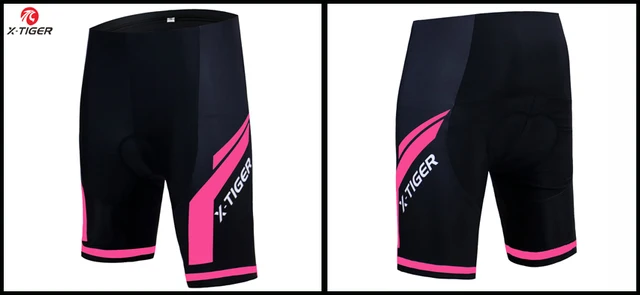 X-TIGER Bike Shorts For Men Padded Anti-Slip Leg Cycling