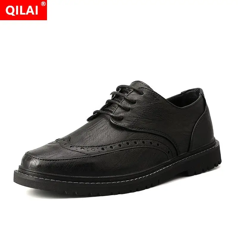 

2019 new men's Brooke shoes British men's casual shoes fashion street shot student shoes men's shoes three colors 39-44