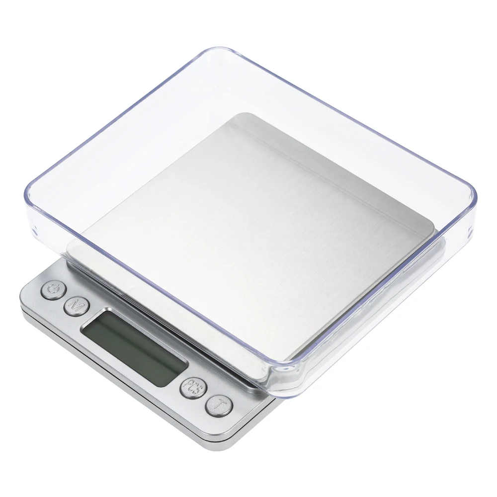 Digital Kitchen Scale bascula Jewelry Food Scale with Two Trays