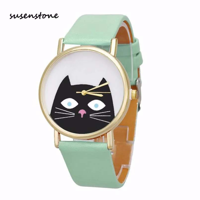 Susenstone-2017-Fashion-Women-Watch-Lovely-Cat-Women-Leather-Quartz-WristWatch-Ladies-Watch-Clock-Relogio-Feminino (5)