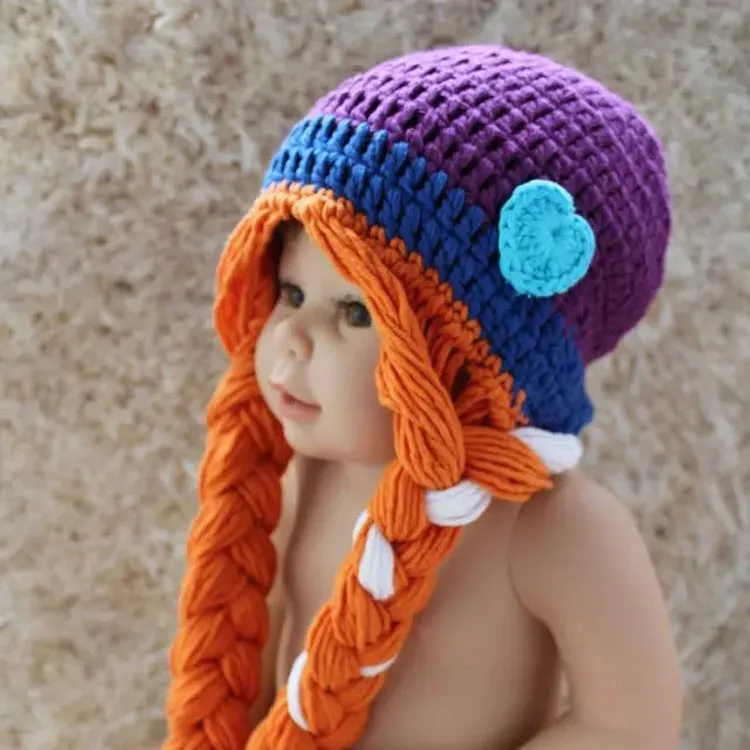 Princess Elsa Anna Hut cap Kids 