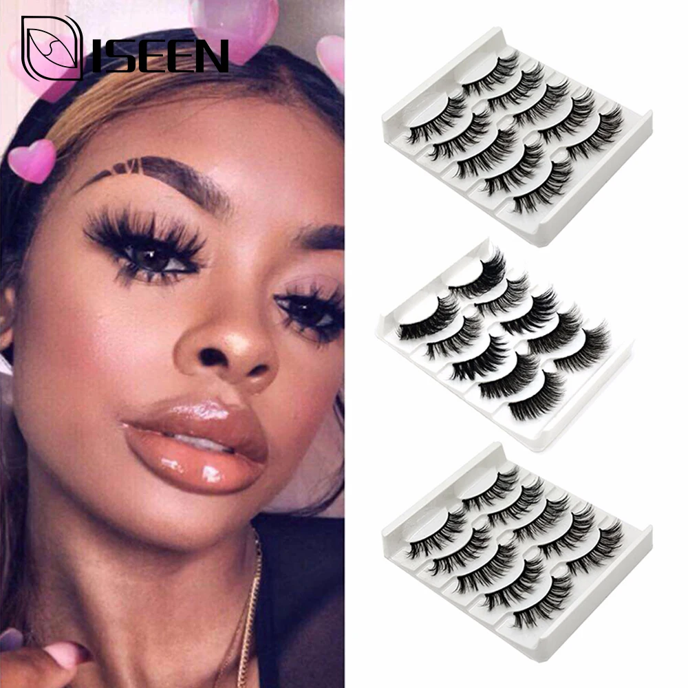 3D Mink Eyelashes 5 pairs Natural False Eyelashes 13style Lashes Soft