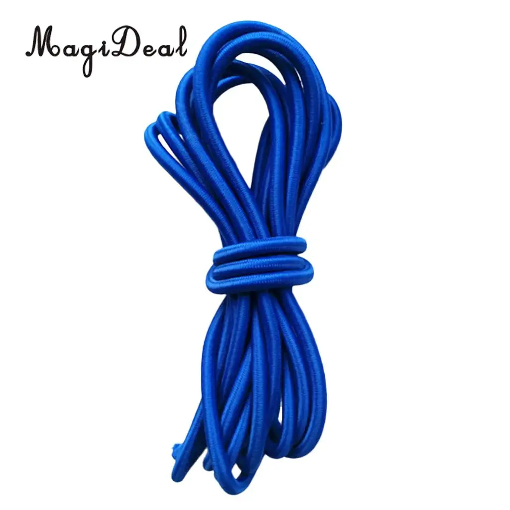 MagiDeal 5mm High Strength Durable Strong Elastic Stretch Rubber Shock Cord Tie Down Marine Boat Caravan Bungee Rope 1m-75m