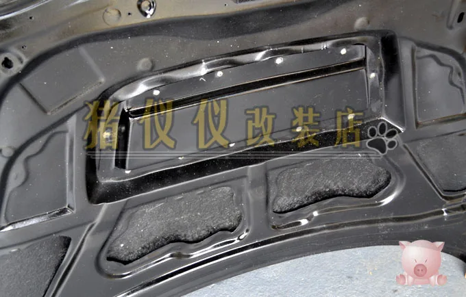 Для Mazda 3 refires mps Смола карбоновые отверстия Крышка крышки двигателя