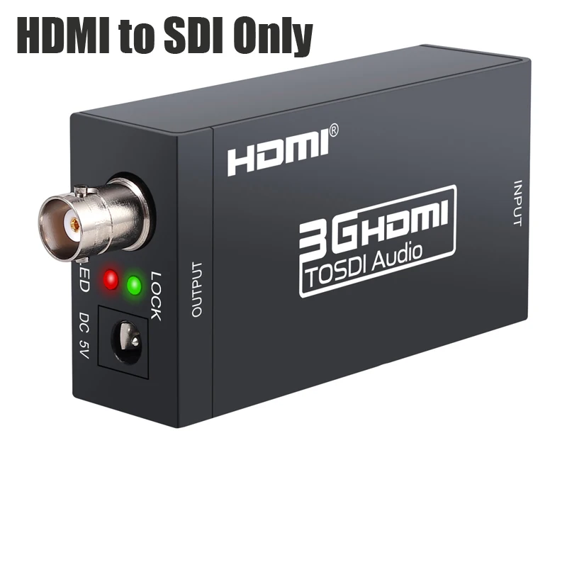 PROZOR HDMI в SDI конвертер + адаптер HDTV Видео Аудио HD SDI/3G 1080P DAC для камеры|Кабели HDMI| |